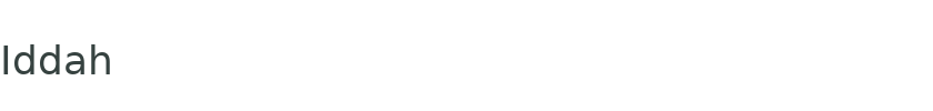 Iddah