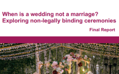 When is a wedding not a marriage? Exploring non-legally binding ceremonies