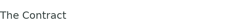 The Contract